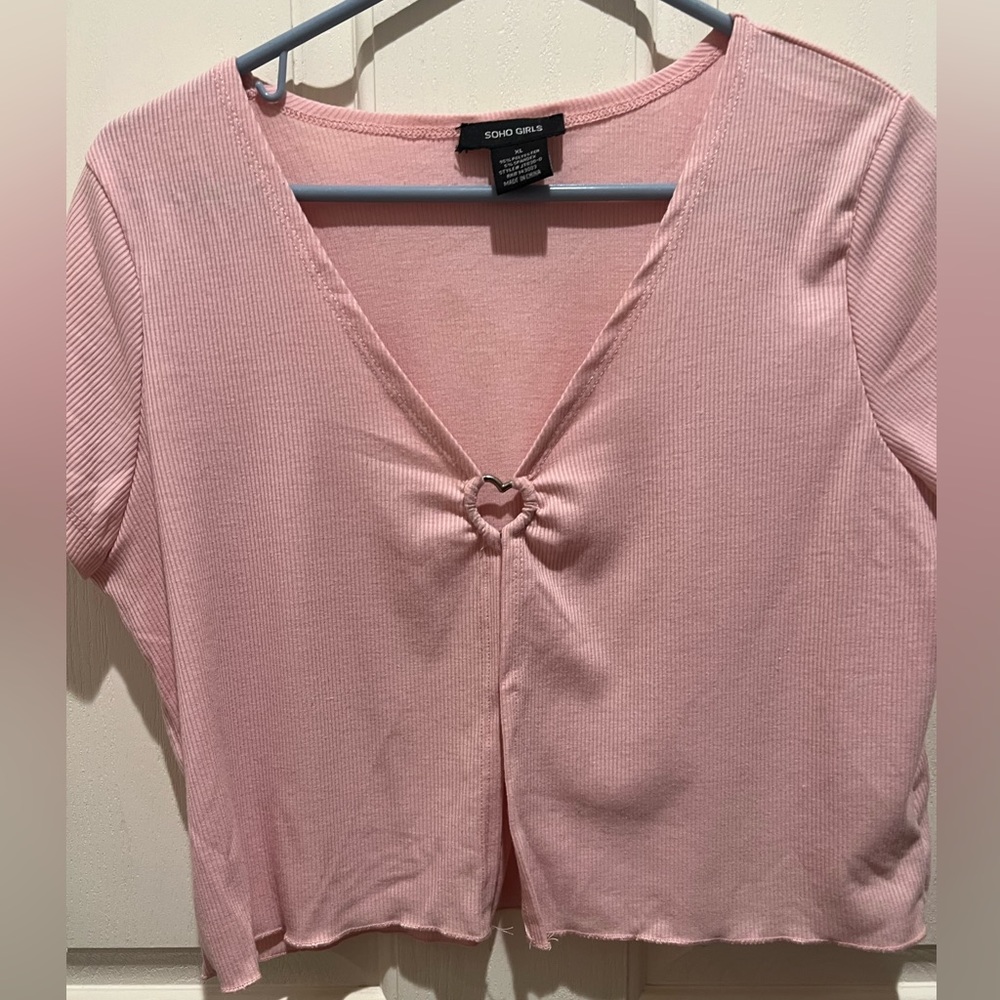 Soho‎ Girl heart crop top